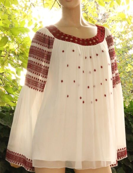 Ia românească & gânduri de vară Sursa: Pinterest ia