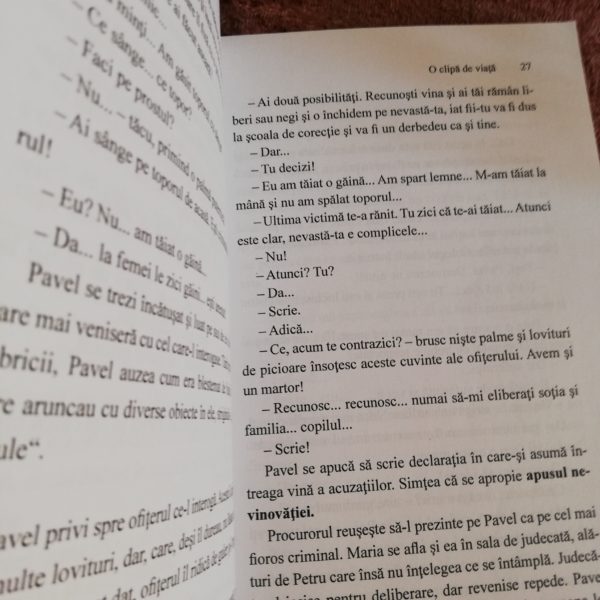 Ce - am mai citit: ”O clipă de viață” Sursa: arhiva personală Ce - am mai citit: ”O clipă de viață”