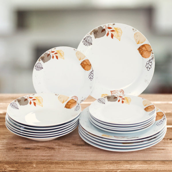 Povestea culorilor toamnei din casa mea (FAVI) Sursa: favi Set de masa Autumn 18 piese6 Povestea culorilor toamnei din casa mea cu FAVI