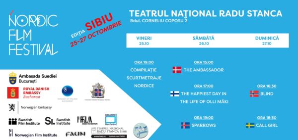 Nordic Film Festival ajunge în toamna aceasta la Sibiu