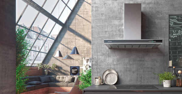 Bucătăria 2021: stil practic, elegant, exclusivist Sursa: faberspa faber onyx t wall hoods sc00 Bucătăria anului 2021: stil practic, elegant, exclusivist