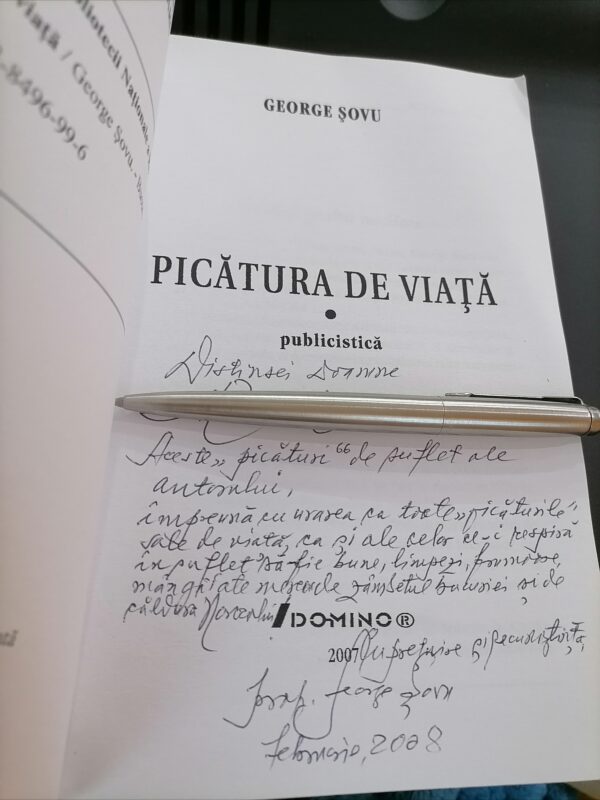 Scriitorul George Șovu Sursa: arhiva personală Scriitorul George Șovu