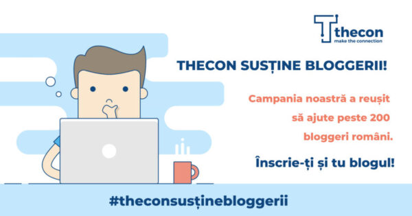 Campanie adresată bloggerilor #theconsustinebloggerii campanie - banner campanie Thecon