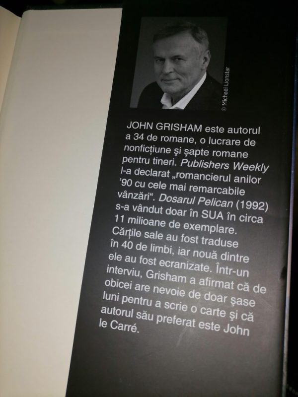 IMG 20220227 095924 Și vine vremea îndurării- John Grisham