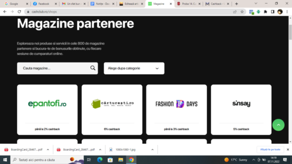 2022 11 07 1 CashClub - clubul pasionaților de smartshopping