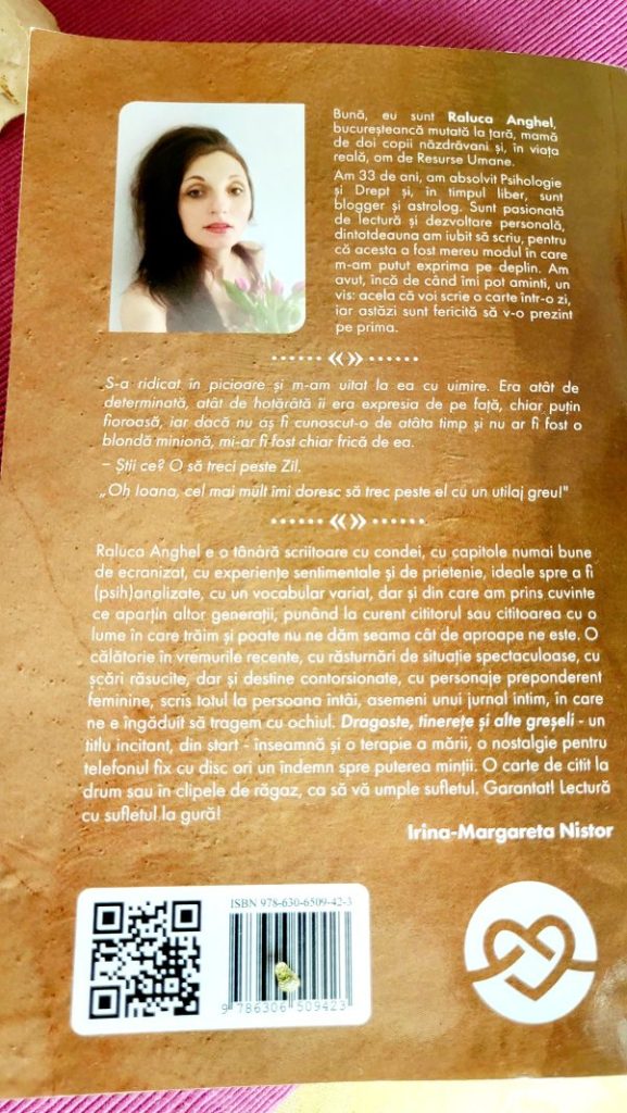 Dragoste, tinerețe și alte greșeli - Raluca Anghel Sursa: arhiva personală 20240513 165159 Dragoste, tinerețe și alte greșeli - Raluca Anghel
